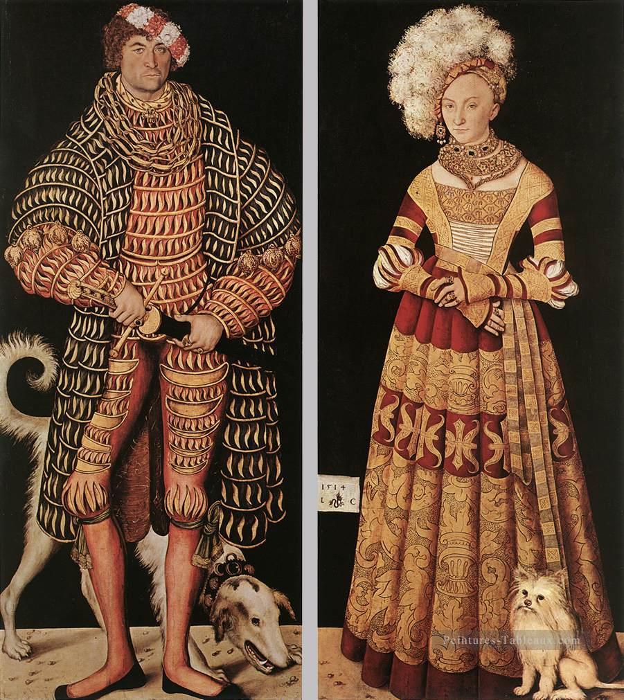Portraits de Henry La Pieuse Renaissance Lucas Cranach l’Ancien Peintures à l'huile